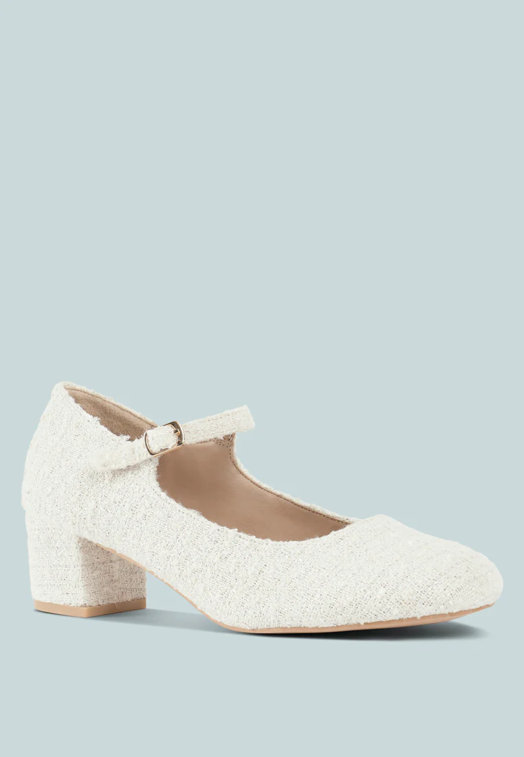 Antara Tweed Mary Jane Sandals - Image 2