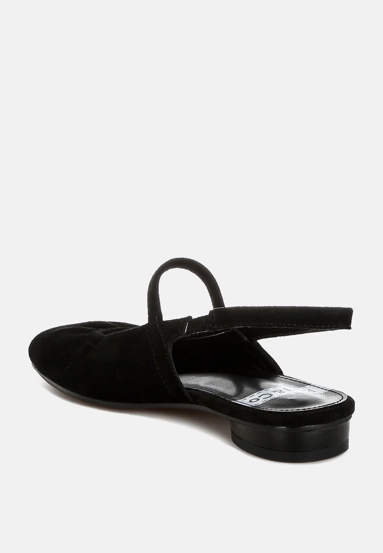 Bounzi Soft Suede Leather Slingback Sandals - Image 14
