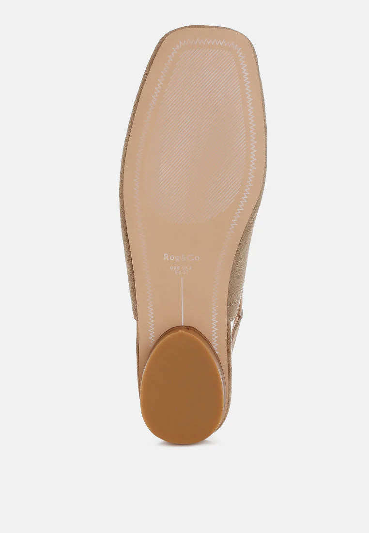 Bounzi Soft Suede Leather Slingback Sandals - Image 5