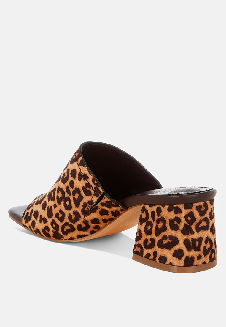 Carmila Square Toe Block Heels - Image 4