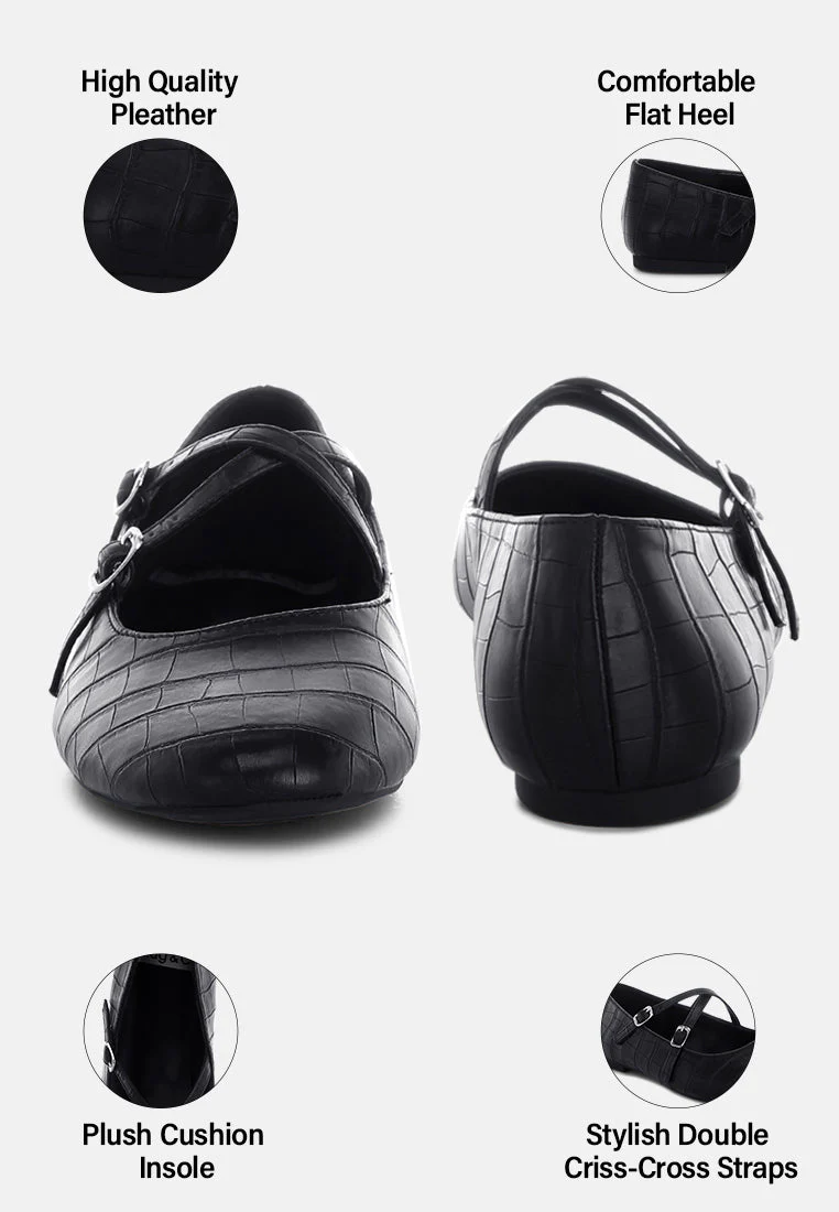Chirola Mary Jane Ballet Flats - Image 9