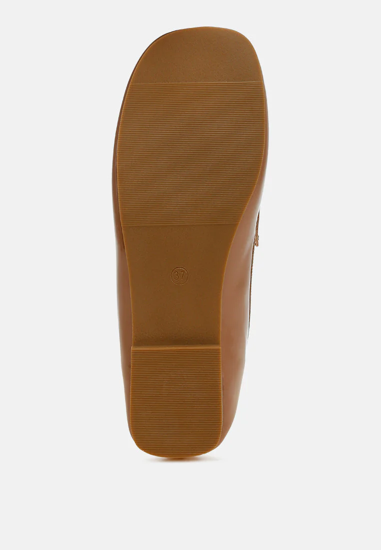 Dama Patent Pleather Loafers - Image 11