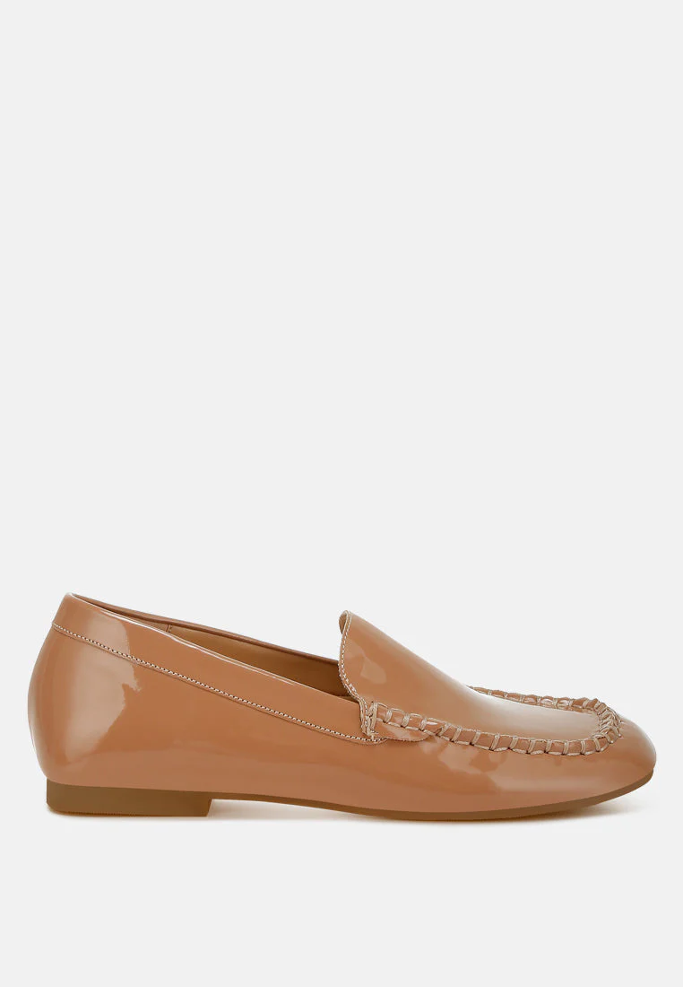 Dama Patent Pleather Loafers - Image 7