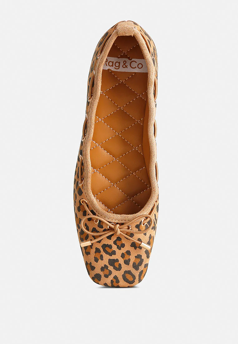 Darlow Drawstring Bow Ballerinas - Image 11