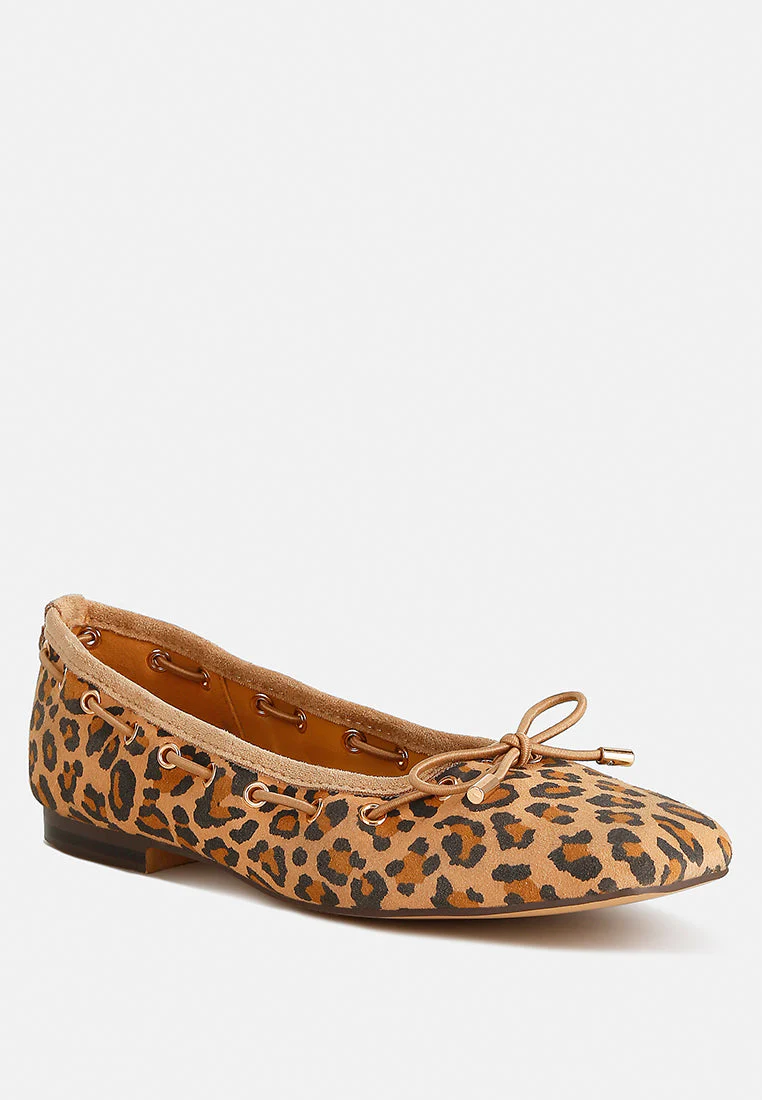 Darlow Drawstring Bow Ballerinas - Image 9