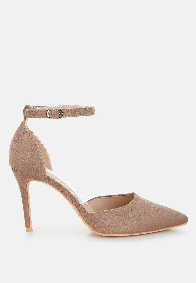 Dolona Microfiber Stiletto Heel Sandals - Image 11