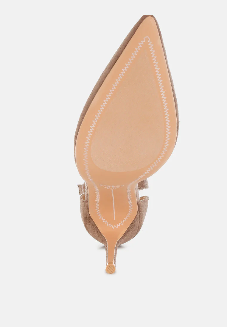Dolona Microfiber Stiletto Heel Sandals - Image 16