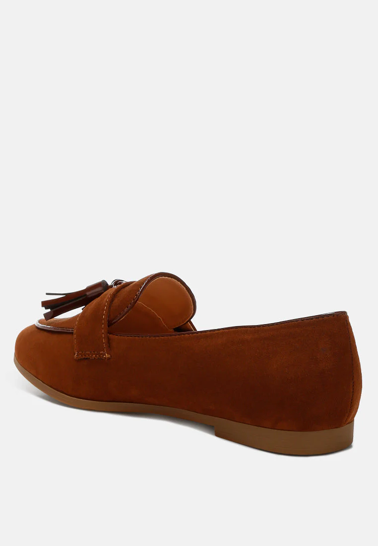 Folklore Micro Suede Tassel Loafers - Image 15