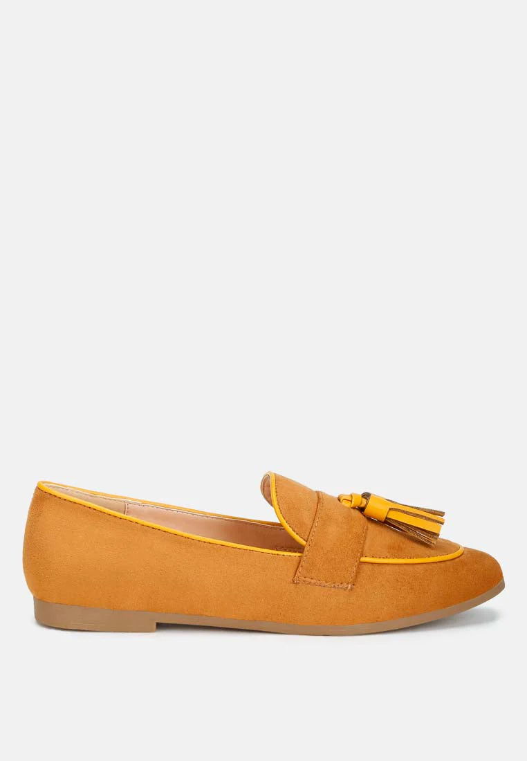 Folklore Micro Suede Tassel Loafers - Image 20