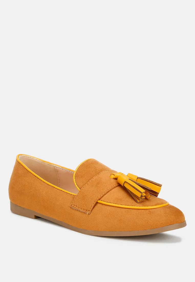 Folklore Micro Suede Tassel Loafers - Image 22