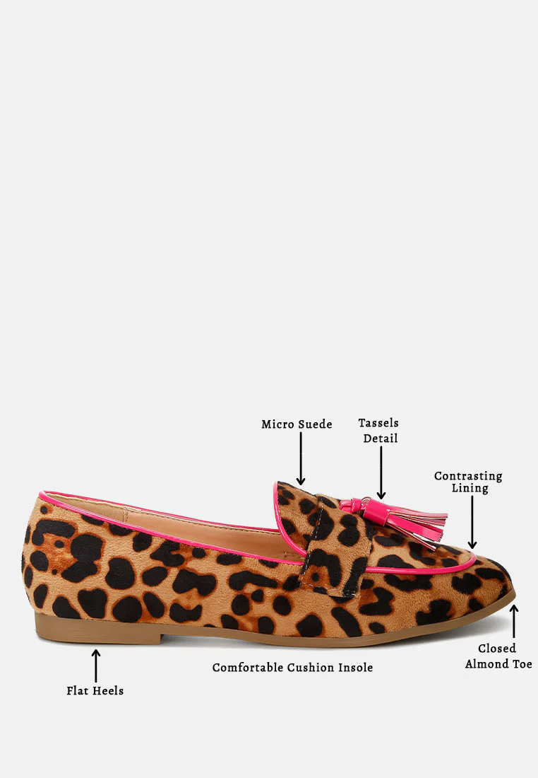 Folklore Micro Suede Tassel Loafers - Image 6