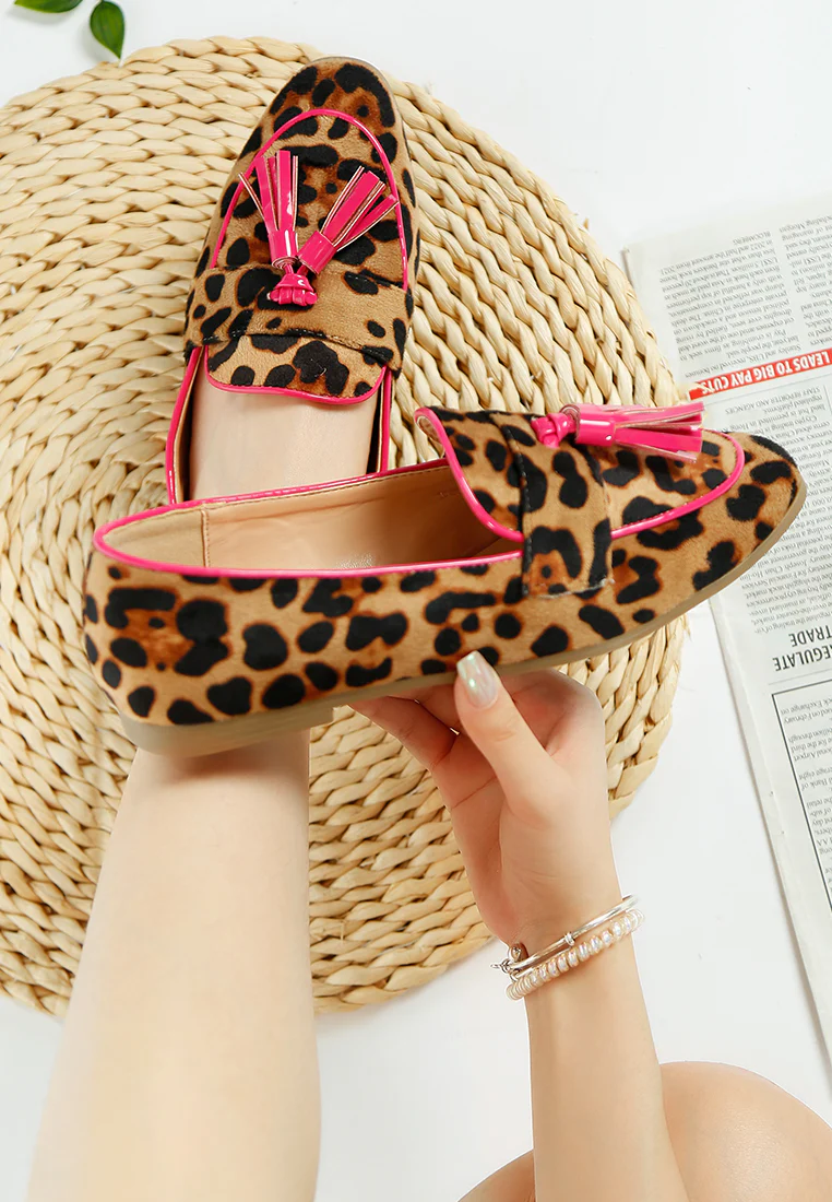 Folklore Micro Suede Tassel Loafers - Image 7