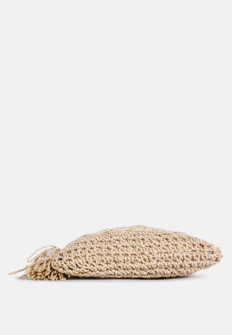 HAY-DAY Paper Straw Crochet Bag - Image 9