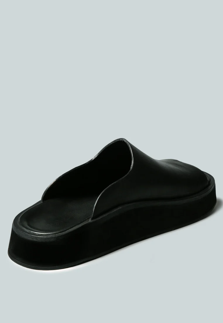 JOLIE Platform Black Slip-On - Image 5