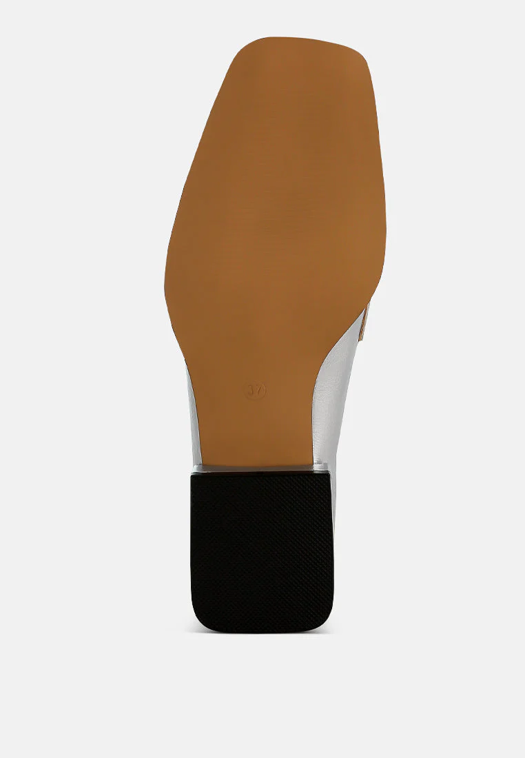 Jongs Metallic Penny Loafers - Image 12