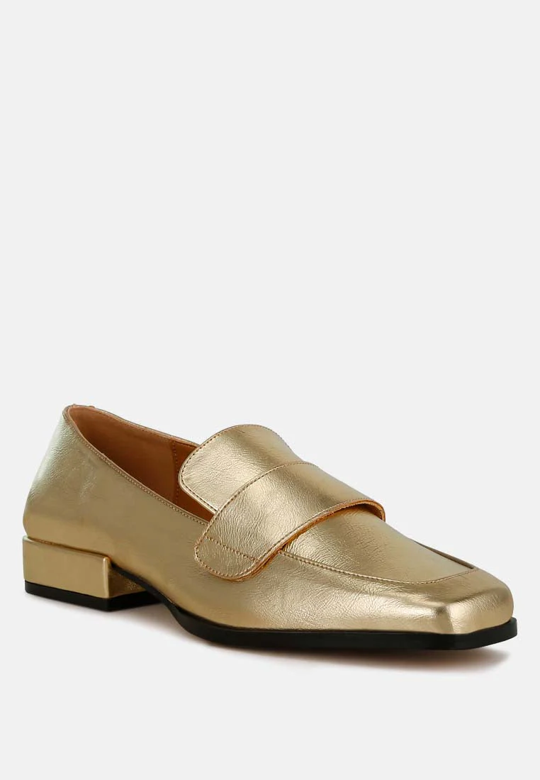 Jongs Metallic Penny Loafers - Image 2