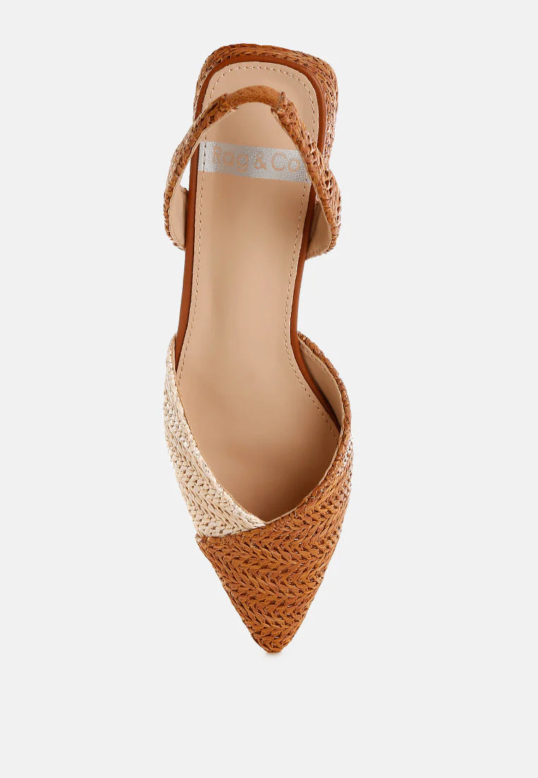 Kinjay Pointy Toe Slingback Sandals - Image 6