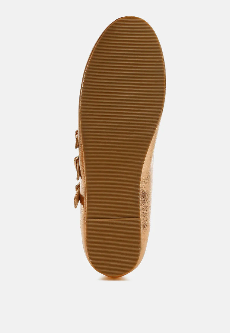 Macarina Triple Strap Mary Jane Ballerinas - Image 5