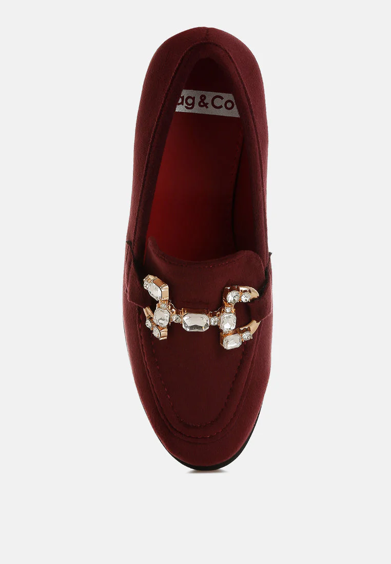 Maestro Diamante Embellished Horsebit Loafers - Image 10