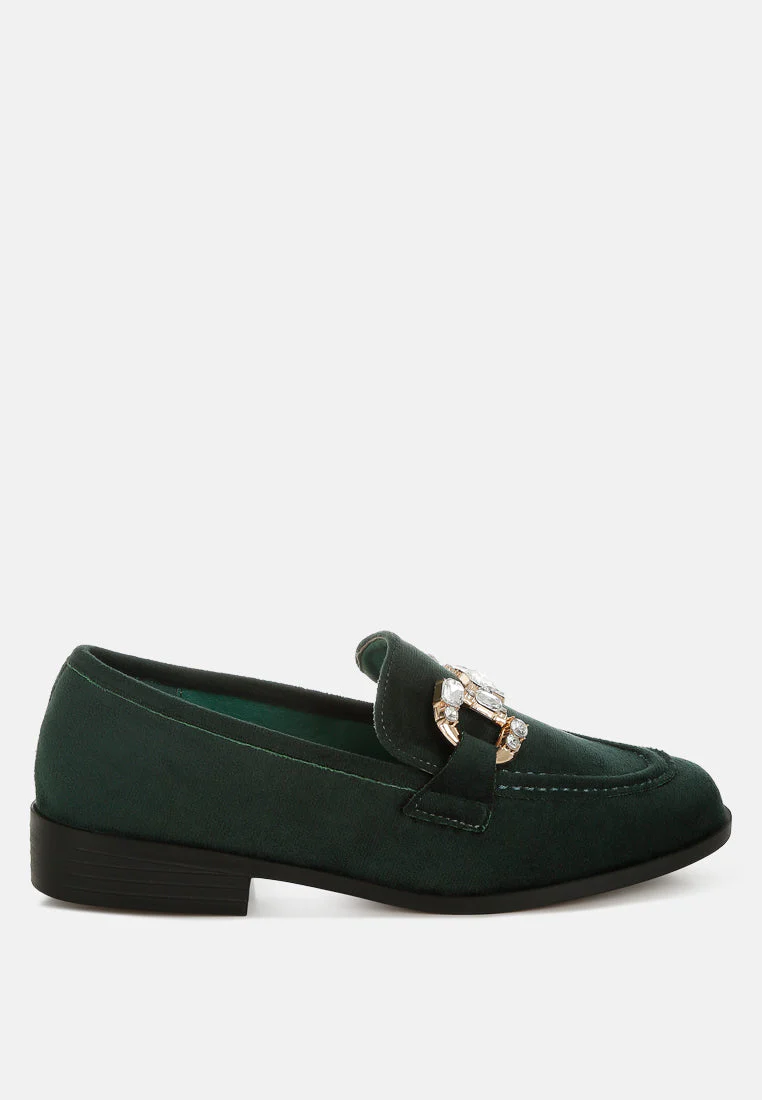 Maestro Diamante Embellished Horsebit Loafers - Image 12