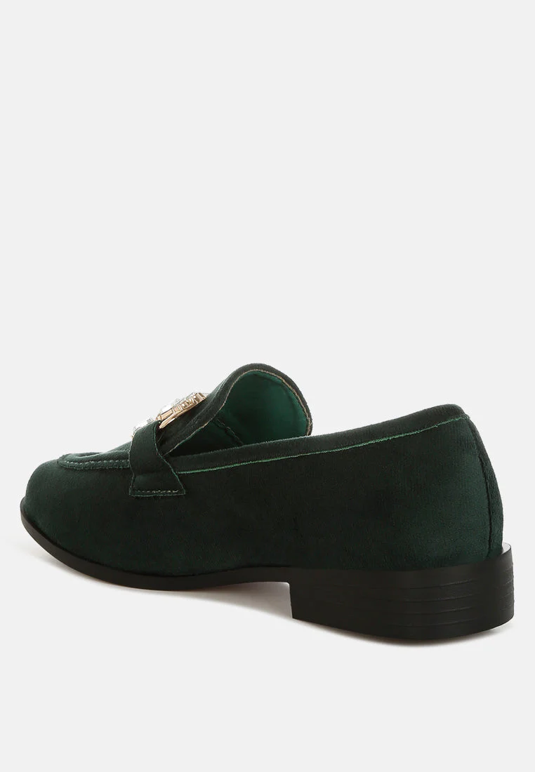 Maestro Diamante Embellished Horsebit Loafers - Image 14