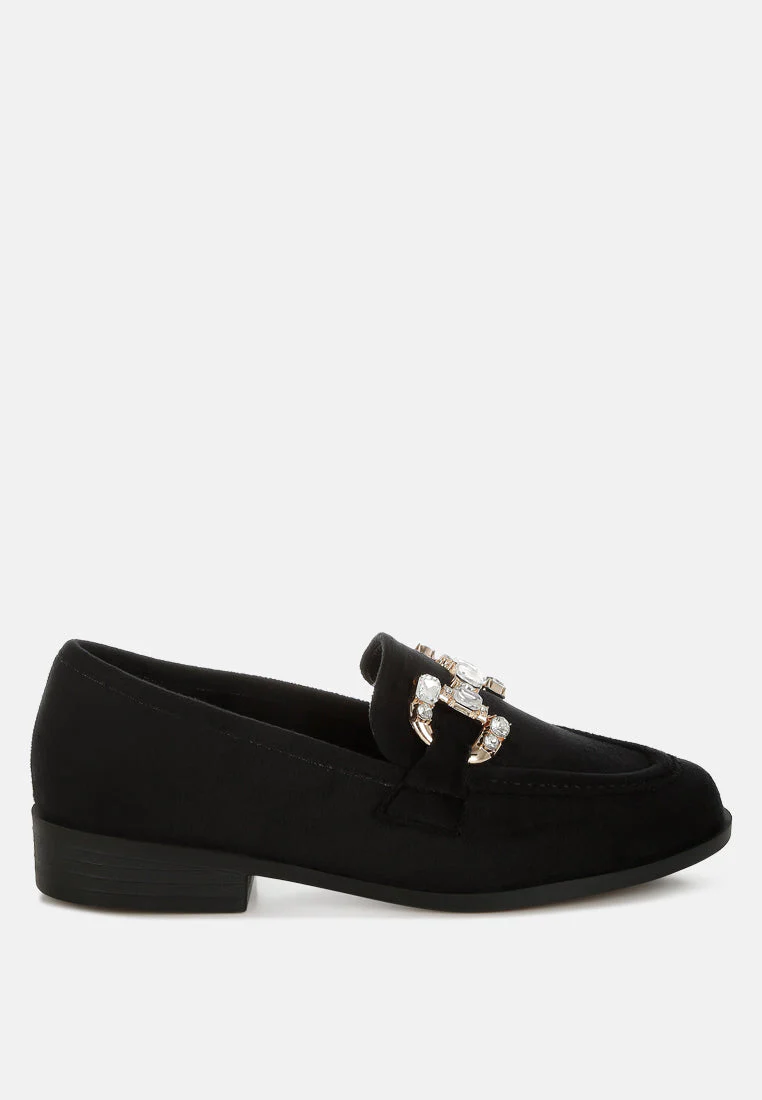 Maestro Diamante Embellished Horsebit Loafers - Image 17