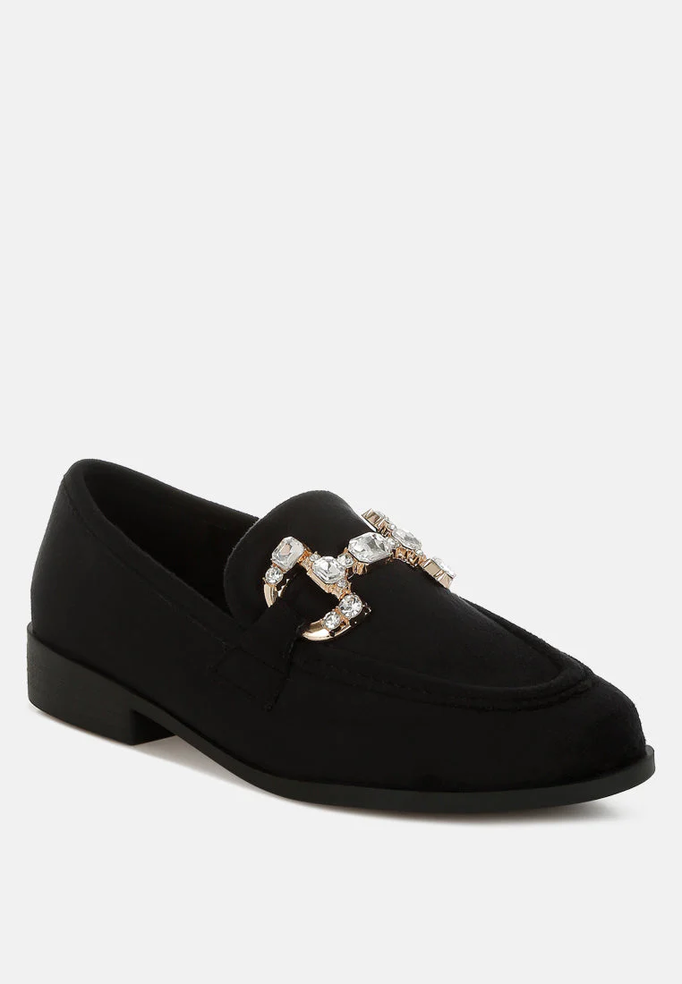 Maestro Diamante Embellished Horsebit Loafers - Image 18