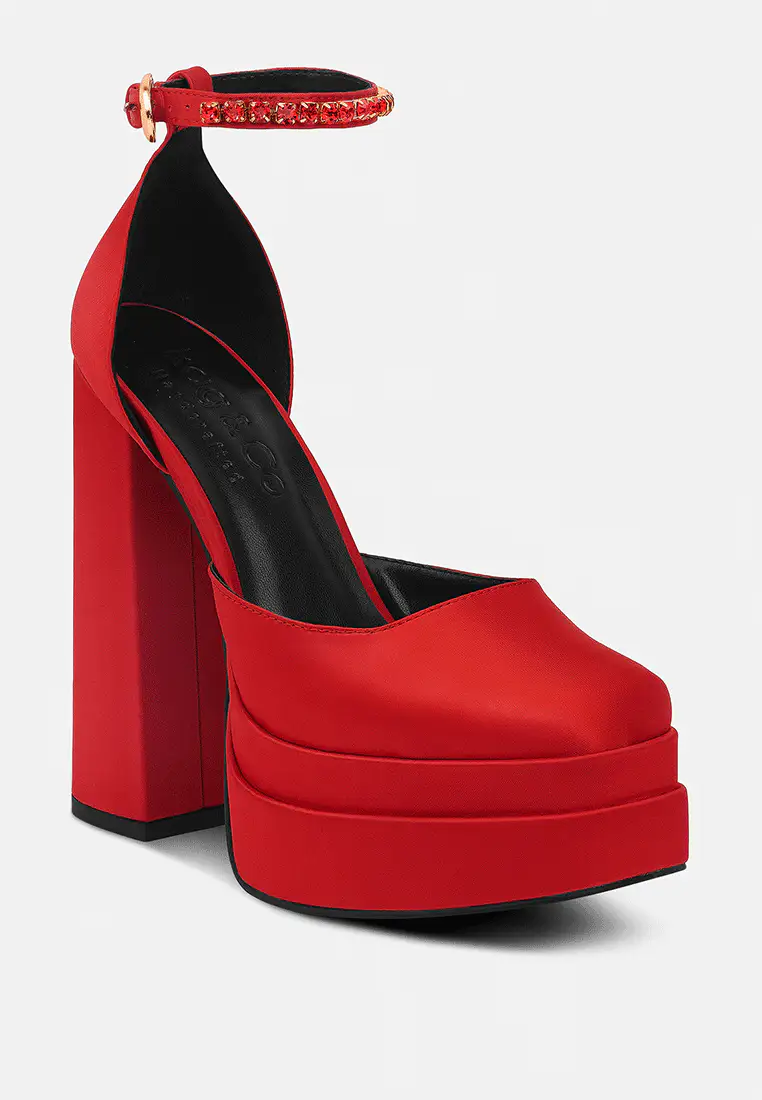 MARTINI Red Sky High Platform Sandals - Image 2