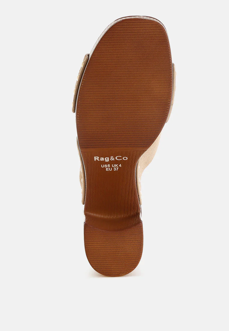 Womens Mearsk Genuine Suede Leather Clogs - Image 5