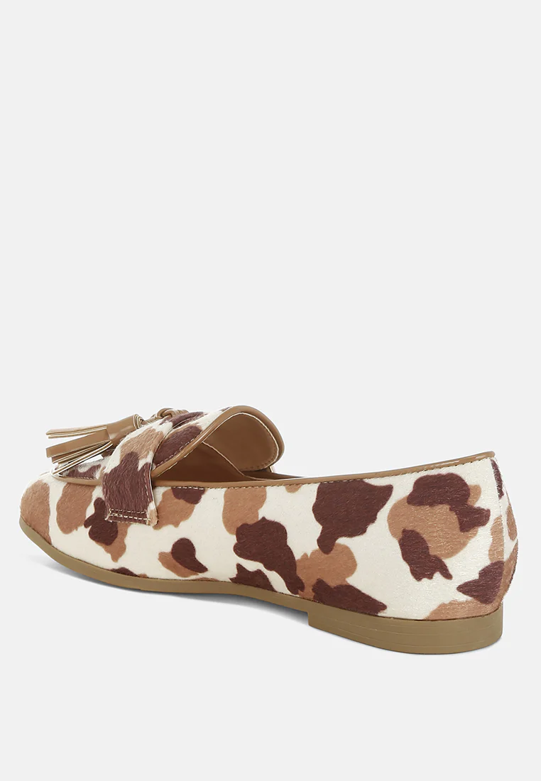Moraug Faux Suede Tassels Loafers - Image 4