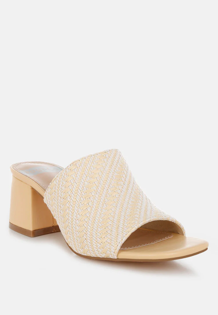 Morgana Woven Raffia Slip Ons - Image 7