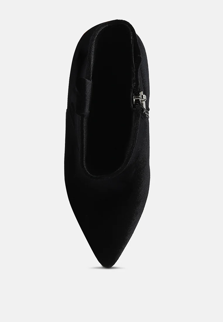 NAT-LOVE Black Velvet Cow Girl boot - Image 6