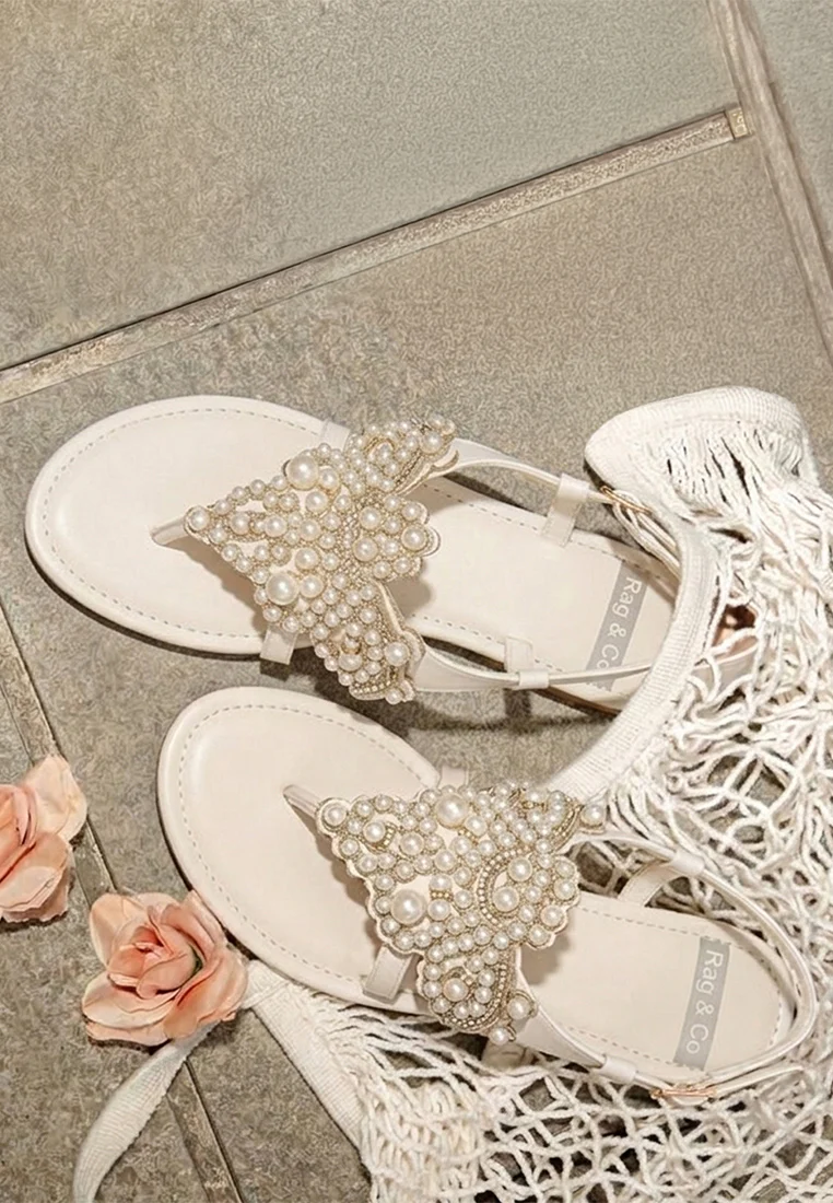 Nayasa Pn Buckle Pearls Flats - Image 2