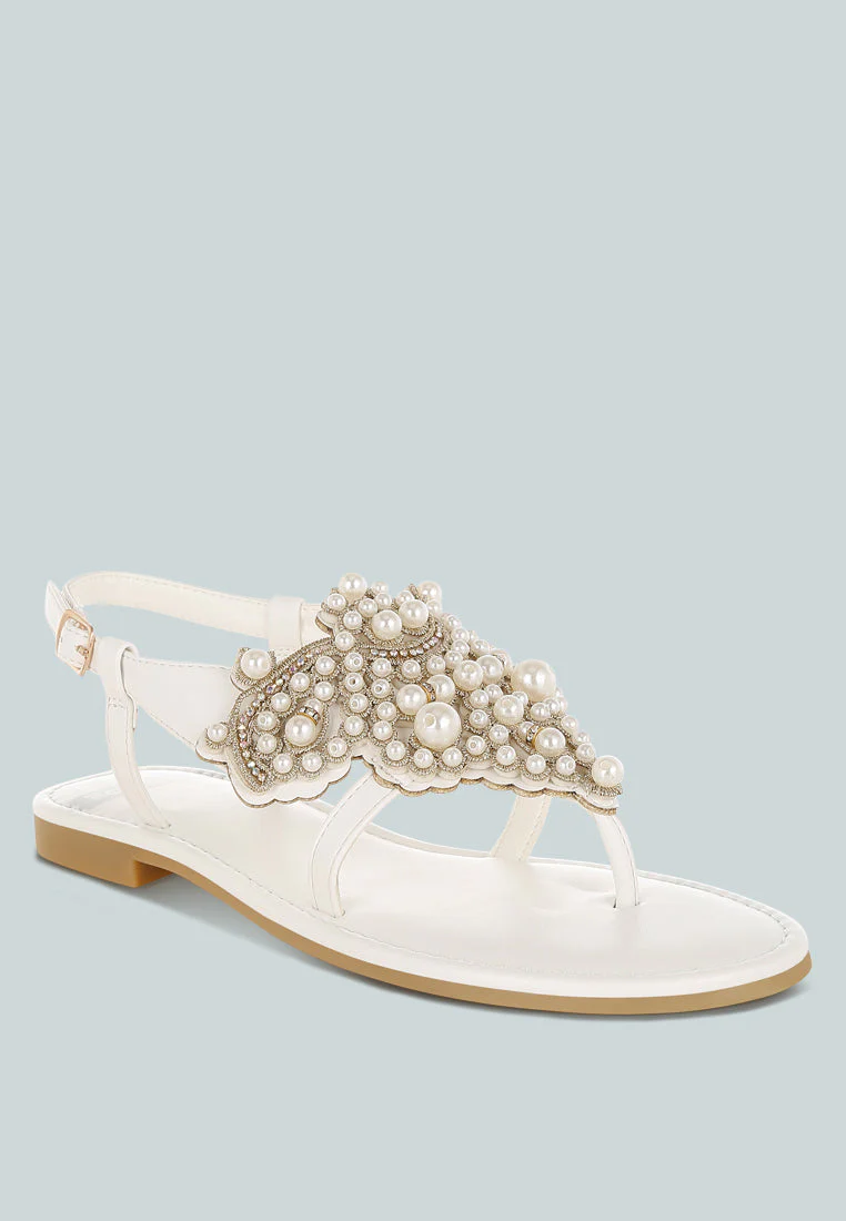 Nayasa Pn Buckle Pearls Flats - Image 3