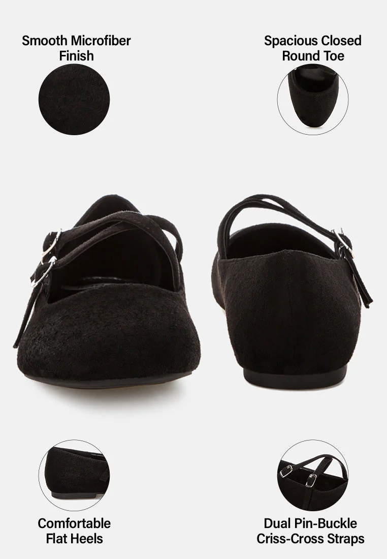 Nayela Strappy Mary Jane Flats - Image 9