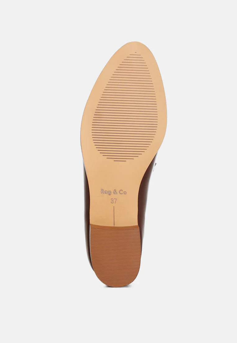 Noshiya Patent Pleather Penny Loafers - Image 17