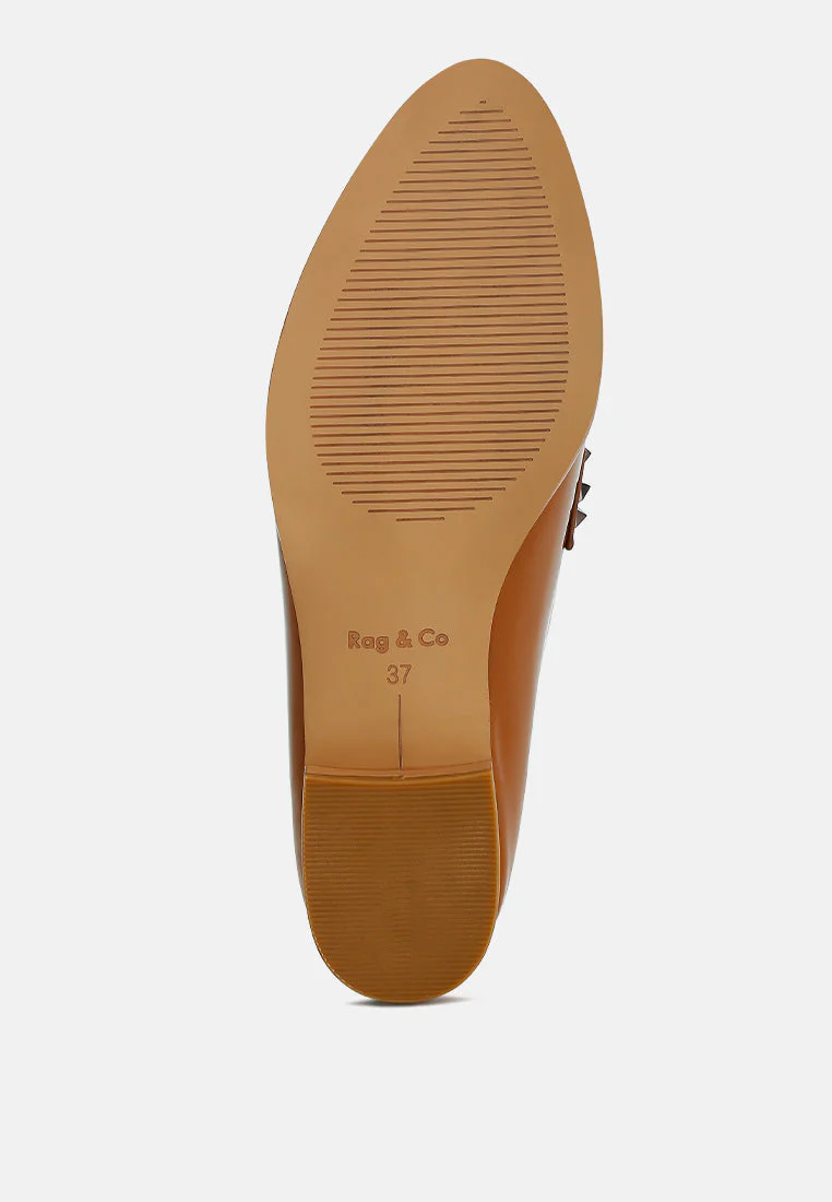 Noshiya Patent Pleather Penny Loafers - Image 23