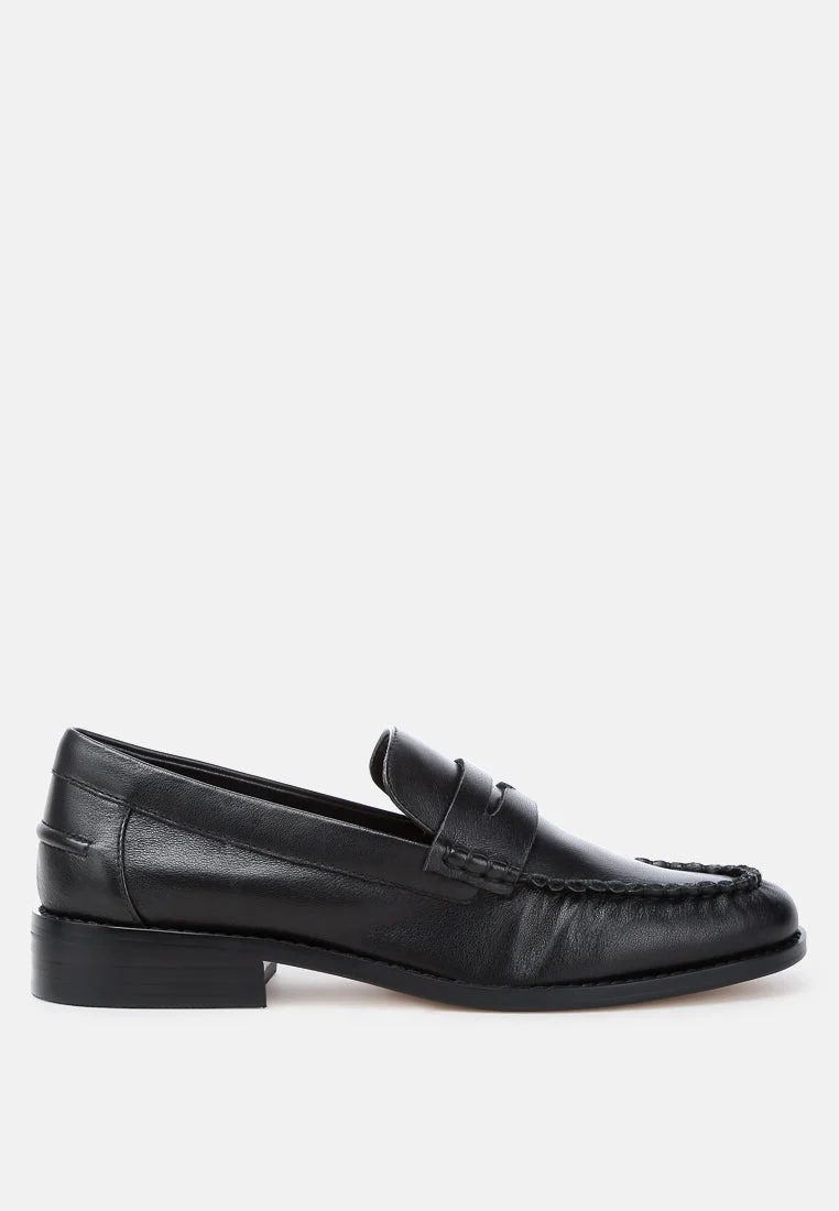 Plavia Genuine Leather Loafers - Image 10