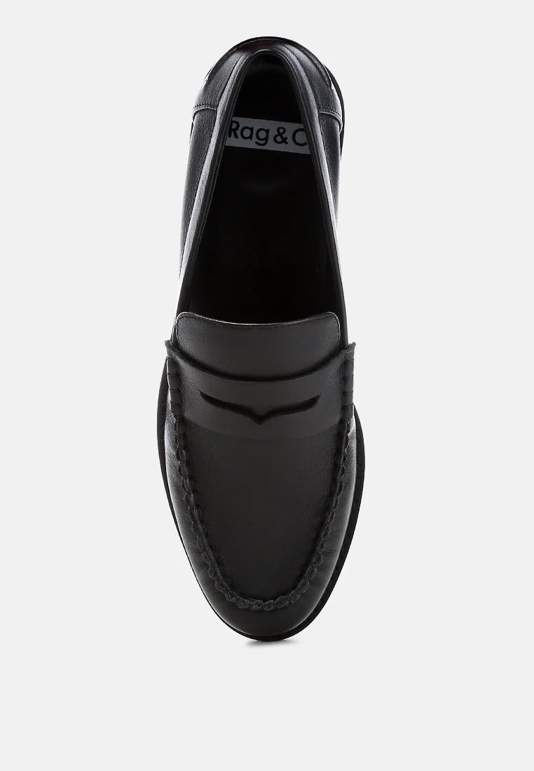 Plavia Genuine Leather Loafers - Image 12