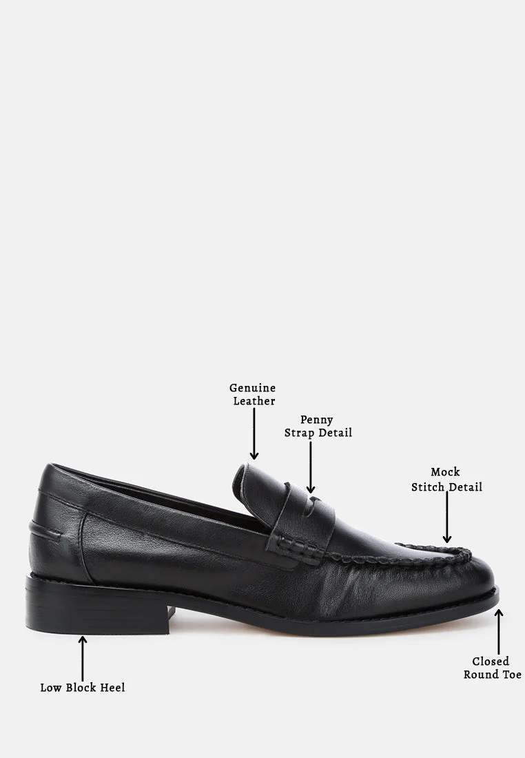 Plavia Genuine Leather Loafers - Image 14