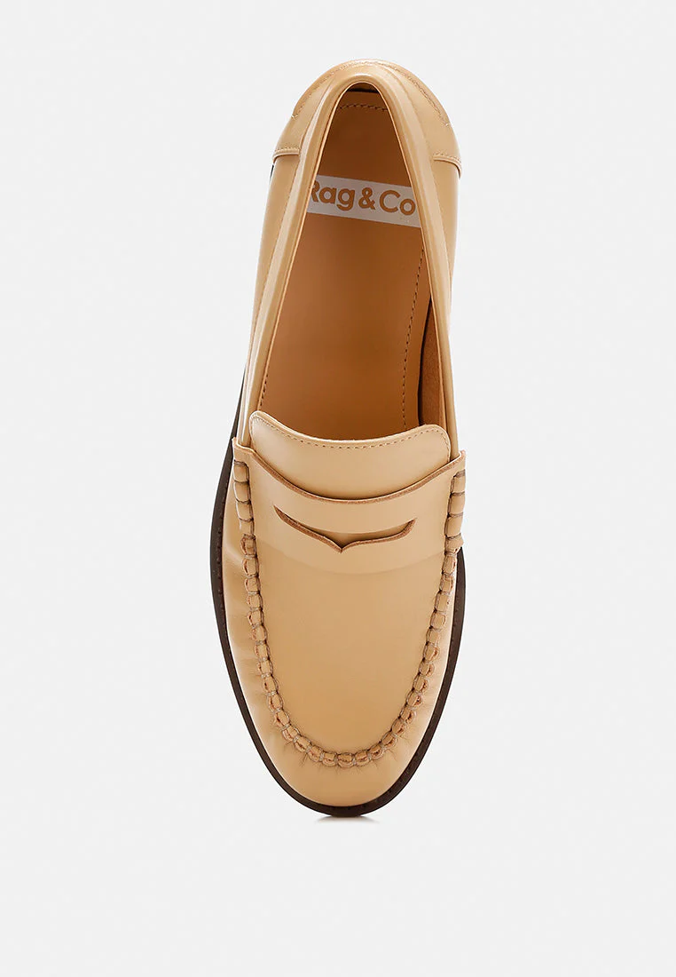 Plavia Genuine Leather Loafers - Image 5