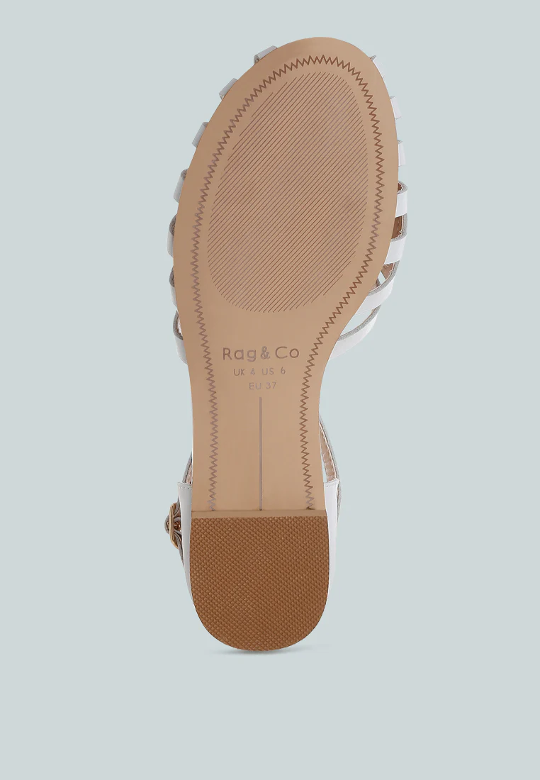 Ramita Horsebit Fringe Flat Sandals - Image 10