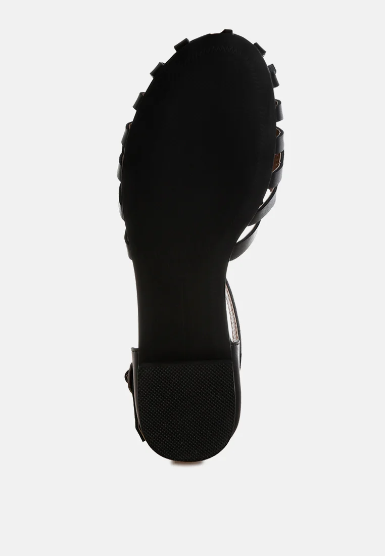Ramita Horsebit Fringe Flat Sandals - Image 16