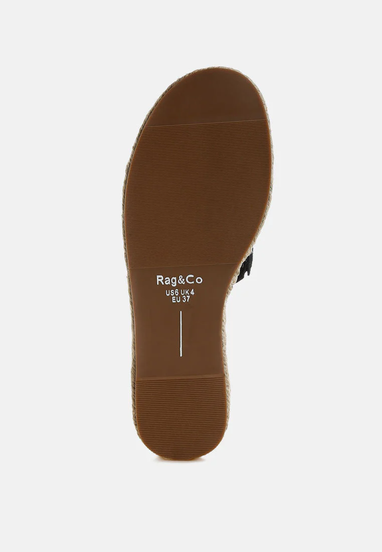 Huntra Real Soft Leather Espadrille Flatforms - Image 11