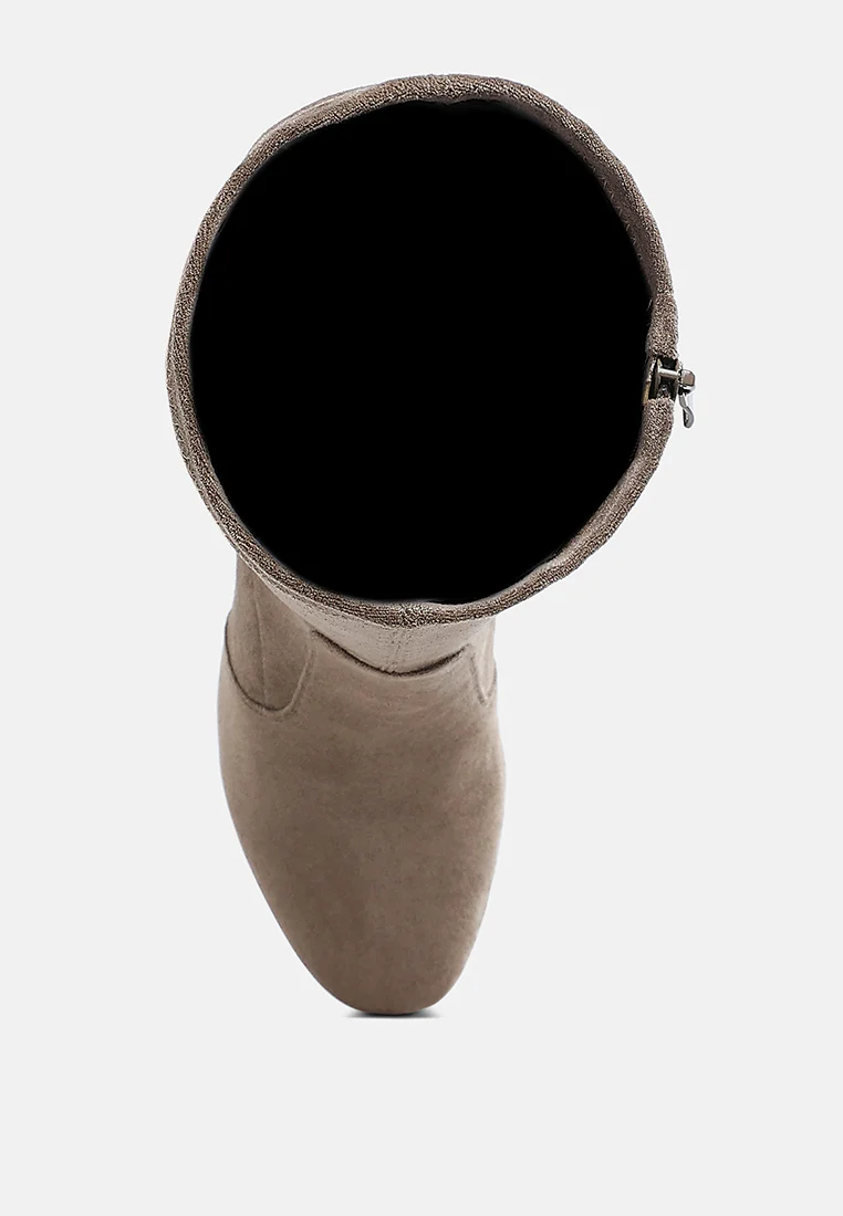 Saloniki Microfiber Calf Boots - Image 4