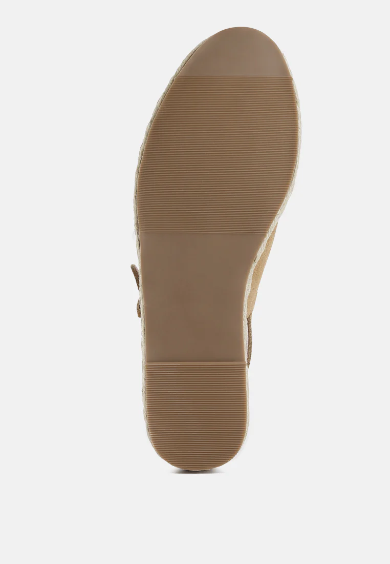 Affie Genuine Suede Slingback Strap Espadrilles - Image 5
