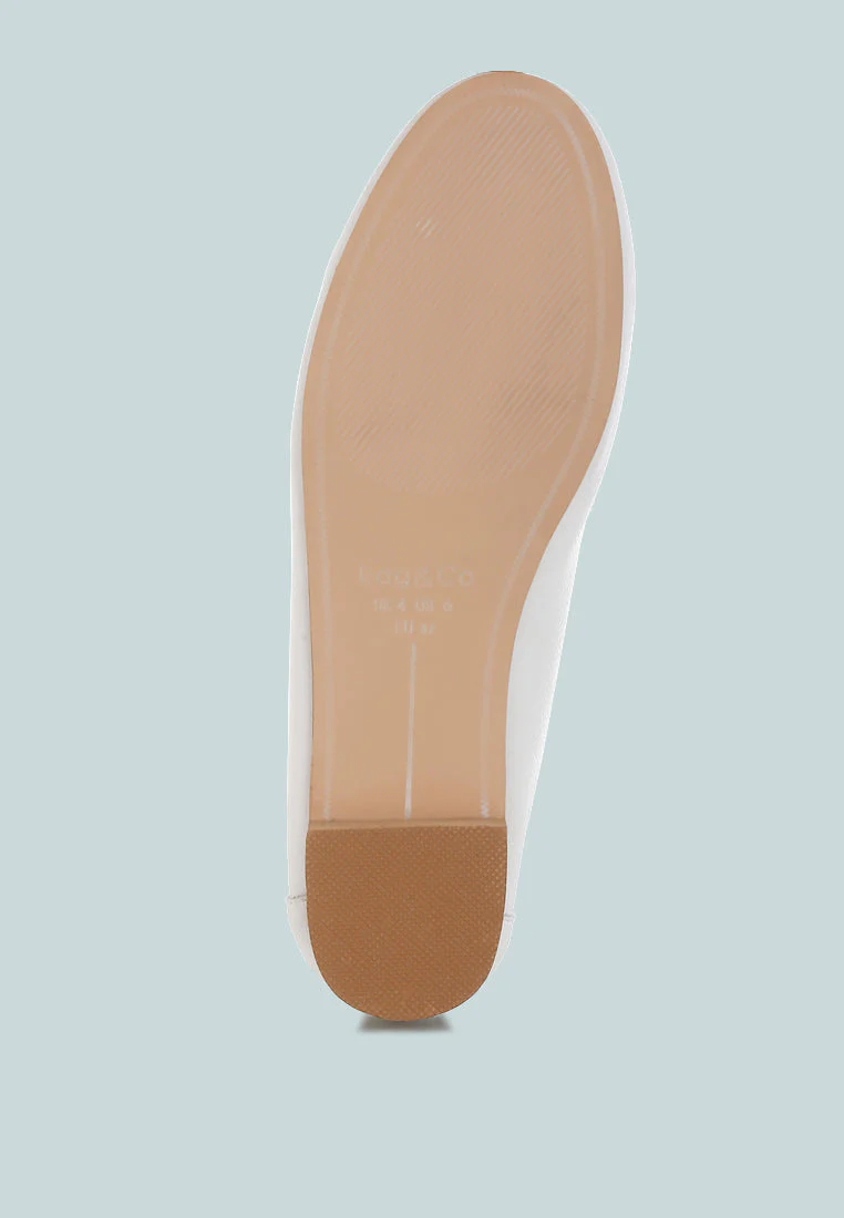 Taranis Monochromatic Horsebit Real Leather Loafers - Image 5
