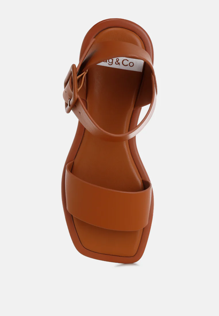 Tayana Chunky Buckle Strap Flats - Image 11