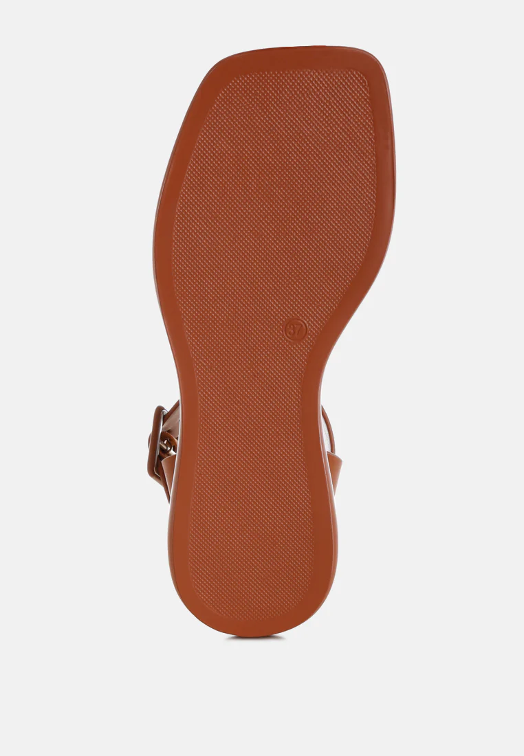 Tayana Chunky Buckle Strap Flats - Image 12