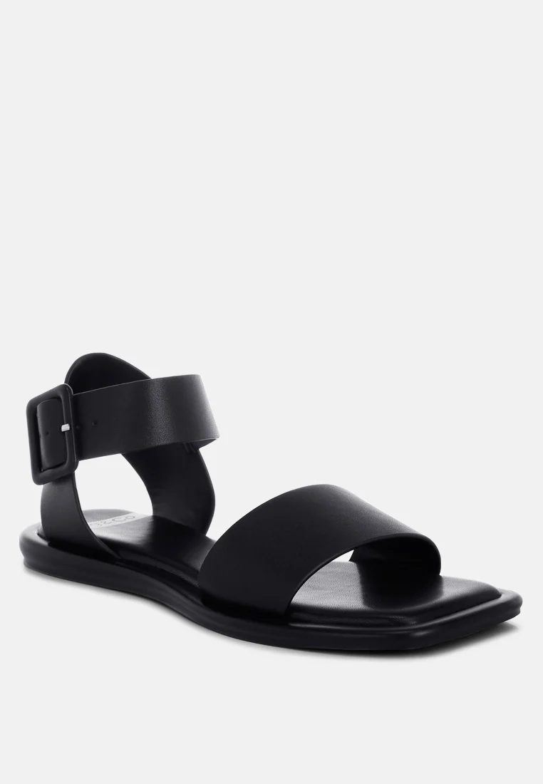 Tayana Chunky Buckle Strap Flats - Image 2
